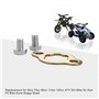 GOOFIT 17 mm Engine Sprocket Roue dentée Kit de Plaque de Rechange Remplacement pour 50 CC 70 CC 90 CC 110 CC 125 CC ATV Dirt Bi