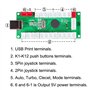 EG STARTS Manette USB pour jeu PC 2 joueurs 2 x 5 broches + 4 x boutons poussoirs 24 mm + 16 x boutons 30 mm pour jeux d'arcade 