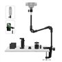 KDD Support Webcam avec Support Téléphone & Vis 5/8” 63.5cm Support Videoprojecteur Flexible