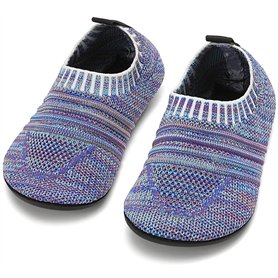 BARFULKER Chaussons Chaussures de cabane pour Enfants Filles Chaussures de Première Marche pour garçons antidérapants pour Tout-