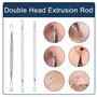 YPYMOD Dissolvant de Points Noirs, Outil de Suppression de Boutons Noirs 10 pièces, Ensemble d'extracteur de Comédons d'acné