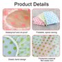 YPYMOD Bonnet De Douche Bonnet de Bain élastiques Chapeau Réutilisables avec Des Bandes Élastiques Pour Femmes Filles Douche SPA