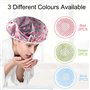 YPYMOD Bonnet De Douche Bonnet de Bain élastiques Chapeau Réutilisables avec Des Bandes Élastiques Pour Femmes Filles Douche SPA