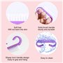 YPYMOD Brosse Ongle,6 Pièces Brosse à Ongles Avec Poignée en Plastique,Brosse de Nettoyage à La Main Pour Nettoyer Les Ongles(Bl