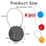 Cadenas avec Combinaison à 3 Chiffres Réinitialisables