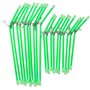 milaosk 20 Pieces Support Connecteur D'équilibre de Pêche Anti-Enchevêtrement D'équilibre de PVC Flèches Ensemble D'accessoires