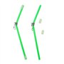 milaosk 20 Pieces Support Connecteur D'équilibre de Pêche Anti-Enchevêtrement D'équilibre de PVC Flèches Ensemble D'accessoires 