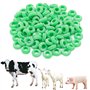 Pince de Castration Pour Moutons, Pince de Castration Pour Animaux Bande de Castration en Acier Inoxydable Avec 100 Anneaux éLas