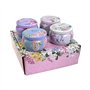 Orentas,Lot de 4 bougies parfumées en bois de soja naturel pur pour aromathérapie, cadeaux de Noël ou d'anniversaire,124.7 g (ja