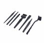 CAMKIX Brosses à usages Multiples - Paquet de 9-7X Brosses Multi-Tailles,1x Brosse Antistatique, 1x Chiffon de Nettoyage - Petit
