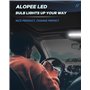Paquet de 8 Blanc 600Lums 5050 48-SMD 12V DC LED pour Voiture Remorque Camper RV éclairage Intérieur Panneau Dôme Lampe Carte Pl