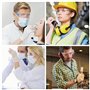 HJYDGJ Lot de 8 lunettes de protection transparentes pour les yeux, porteurs de lunettes, lunettes de protection pour laboratoir