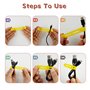 Ensemble de 20 attaches de câble en silicone rechargeables colorées verrouillables 5 couleurs utilisées pour connecter des écout