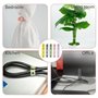 Ensemble de 20 attaches de câble en silicone rechargeables colorées verrouillables 5 couleurs utilisées pour connecter des écout