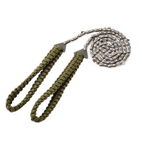Portatif Tronçonneuse Scie à Main avec poignées de Corde Parachute Multifonction Trousse en Nylon