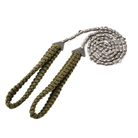 Portatif Tronçonneuse Scie à Main avec poignées de Corde Parachute Multifonction Trousse en Nylon