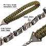 Portatif Tronçonneuse Scie à Main avec poignées de Corde Parachute Multifonction Trousse en Nylon, Câble Scie pour la Survie Gea