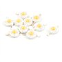 sourcingmap 10 diodes électroluminescentes LED blanc chaud