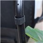 sourcing map 24pcs Patin Pied Chaise Tube Rond Embout Tube Pied Table Fauteuil Tampon Meuble Rond Forme U en Plastique Noir 19mm