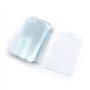 sourcing map 15 Pcs Office verticaux en plastique transparent étiquette porte-Badge