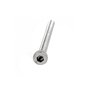 sourcing map 100 Pcs M2x30mm inoxidable acier boulons hexagonale Vis à tête creuse 32mm long