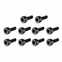 sourcing map 100Pcs M3x12mm 12.9 alliage acier Boulon hexagonale Vis à tête creuse douille