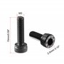 sourcing map 100Pcs M3x12mm 12.9 alliage acier Boulon hexagonale Vis à tête creuse douille