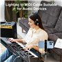 5m avec Connectique OTG - Compatible iPhone/iPad/Android pour Clavier MIDI