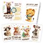 Yezirzax Lot de 48 cartes jalons pour bébé