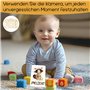 Yezirzax Lot de 48 cartes jalons pour bébé, cadeau de naissance et de fête prénatale, style bohème, cadeau pour nouveau-né
