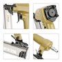 Pistolet à clou pneumatique, riveteuse agrafeuse cloueuse à air pour longueur de cloueur à air 100pcs 100pcs de grain 10-25mm