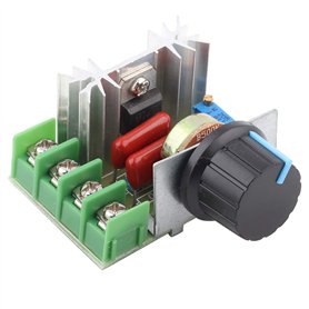 Régulateur de Tension Contrôleur de Vitesse de Moteur à Courant Alternatif 25A 50-220V 2000W