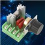 Régulateur de Tension Contrôleur de Vitesse de Moteur à Courant Alternatif 25A 50-220V 2000W, Module de Contrôleur de Vitesse de