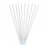 Électrodes de tungstène zirconiées, 10Pcs 1.0/1.6/2.4/3.2mm WZ8 Pointe blanche pour le soudage Tig AC, électrode de tungstène zi