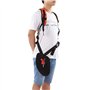 Harnais pour Débroussailleuse Harnais à Double Sangle Bretelles Réglables Confort pour Tondeuse Ceinture en Nylon en Forme de Y 