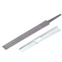 Wifehelper 2pcs Trousse d'Outils d'affûtage de Tronçonneuse Universelle, Fichier de Fichier Plat Jauge de Profondeur pour Le Tra