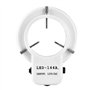 Anneau Lumineux LED, Appareil Photo de Microscope 144 Perle de Source Lumineuse pour Lampe à Anneau réglable(EU Plug 220V)