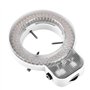 Anneau Lumineux LED, Appareil Photo de Microscope 144 Perle de Source Lumineuse pour Lampe à Anneau réglable(EU Plug 220V)