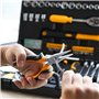 Malette Boite Coffret a Outils Complete Bricolage Avec Jeu Complet de Clés