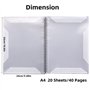 Dossier de Rangement pour Partitions de Musique Format 40 Pages