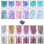 12 Couleurs de Paillettes Epaisses