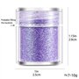 Pailletées Chunky Glitter de Résine Holographiques Scintillantes Epoxy Mélange pour Bricolag