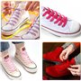 24 Paires de Lacets Plats, Lacets Plats Tissés Multicolores de 120cm de Long pour Baskets Bottes de Marche Chaussures de Skate B