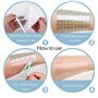 Bandage adhésif imperméable et anti-bactérien pour tatouage - 2 m x 15 cm - étanche à l'eau du ruban adhésif rouleau extensible 