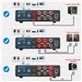 AIYIMA Amplificateur stéréo B01 Bluetooth 5.0 Digital 2.1 - Amplificateur Audio 50 W x 2 + 100 W Sub avec USB