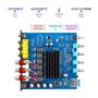 AIYIMA Amplificateur stéréo B01 Bluetooth 5.0 Digital 2.1 - Amplificateur Audio 50 W x 2 + 100 W Sub avec USB