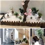 Gexmile Cailloux Blancs Naturel Gravier Décoratif Pierres de Roche de Rivière pour Pot Fleurs Jardin Vase Aquarium Diamètre 3-6m