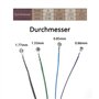 Unxuey Steel Core Cello Set complet de cordes A-D-G-C 4 prises de son Magnesium Soft avec diamètre épais pour violoncelle