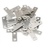 Pxyelec Lot de 20 équerres plates en forme de T à 4 trous pour réparation de meubles en bois plaqué à 90 degrés 50 mm x 50 mm