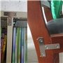 Pxyelec Lot de 20 équerres plates en forme de T à 4 trous pour réparation de meubles en bois plaqué à 90 degrés 50 mm x 50 mm